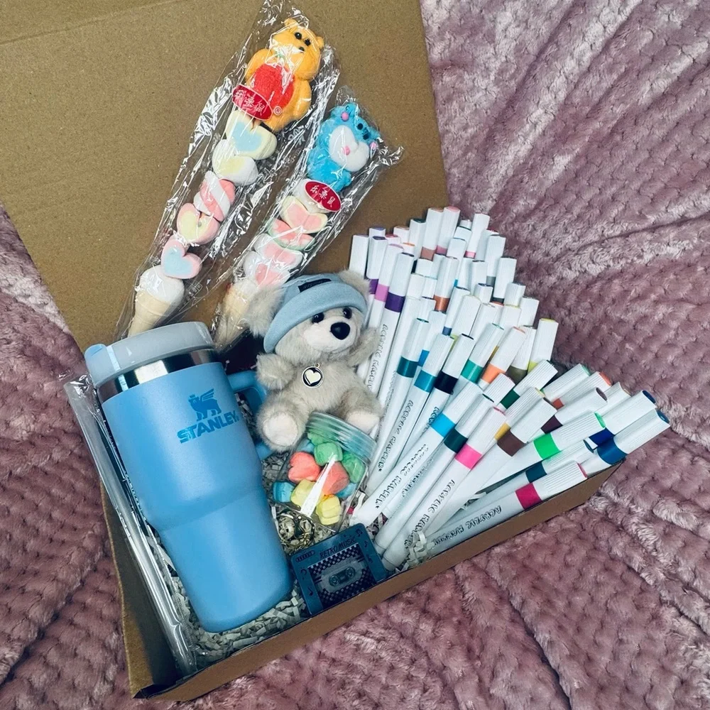 Stanley Blue Tumbler and Party Favor Set